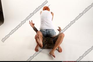 Couple With Edgar Choke Pose